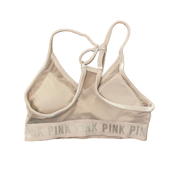 Victoria's Secret Pink Sport Ultimate Lightly Lined Velvet Bralette XS Wireless - Picture 3 of 10